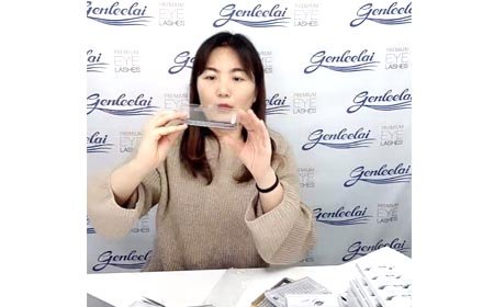 Premade fan eyelashes and easy fan eyelash live show 